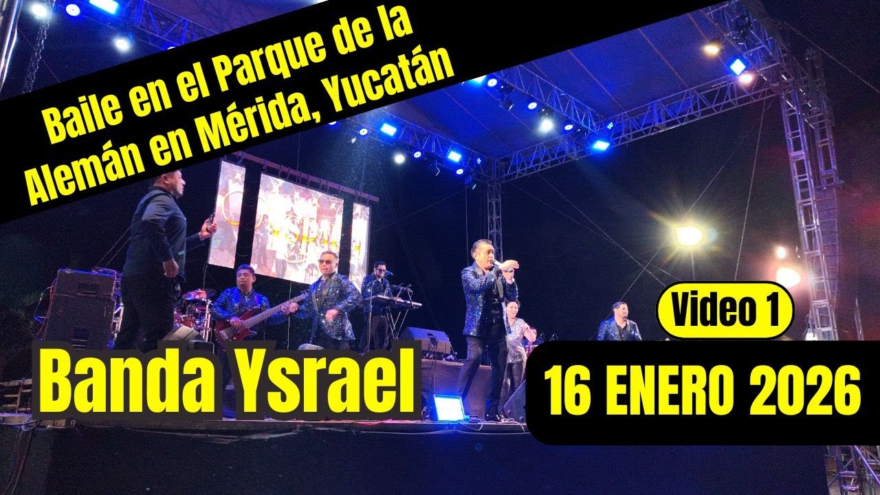 Baile en el Parque de la Alemán en Mérida, Yucatán / Banda Ysrael / Video 1