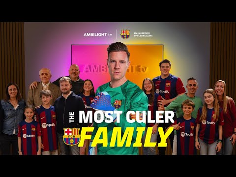 TER STEGEN! ???? The FC Barcelona keeper SURPRISES culer families on the International Day of Families????