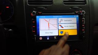 Navigation In Use Atop VW Vwvortex mk5 8