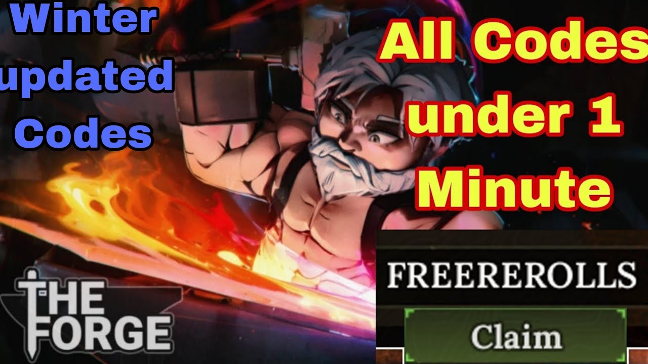 [NEW Winter UPD]ALL WORKING CODES FOR THE FORGE IN 2025! ROBLOX THE ...