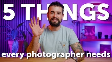 5 THINGS every PHOTOGRAPHER needs 📸