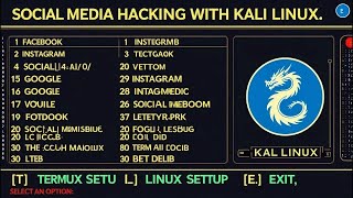 Kali Linux: The Ultimate Guide to Hacking Social Media