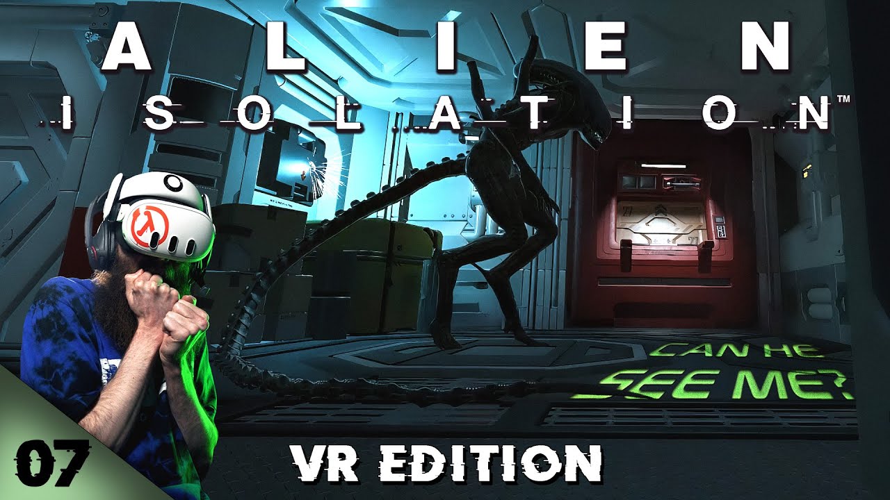 Close Alien Encounter at Gemini Exoplanet Solutions! | ALIEN ISOLATION VR Playthrough: EP 07