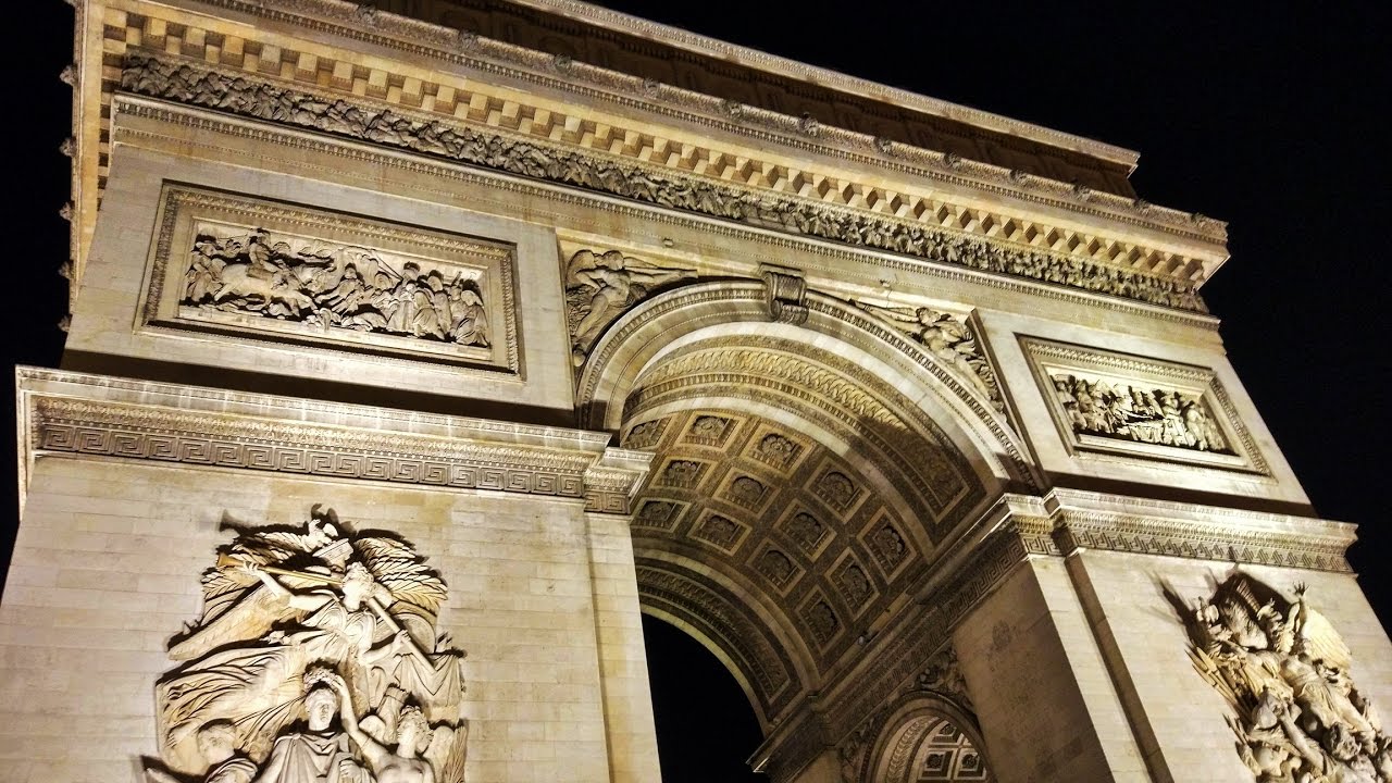 360 VR Tour Paris Arc de Triomphe By Night Paris 360 VR Walk