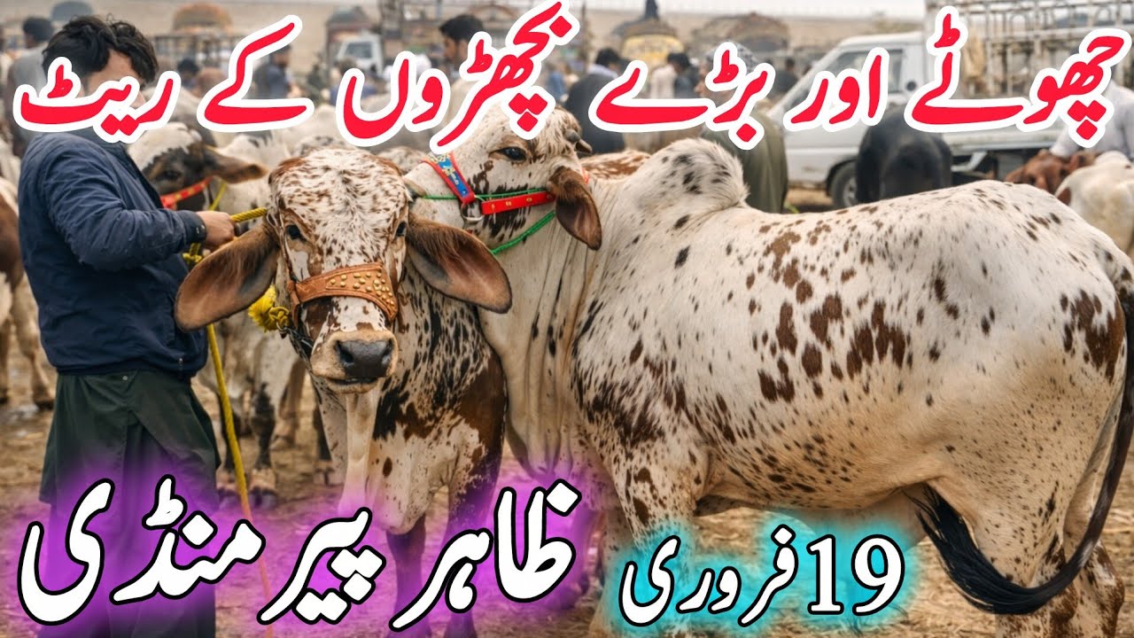 Today Zahir Pir Mandi | Ablak Nukra Gulabi cholistani Barhman Bachra | 2026 MANDI Update 