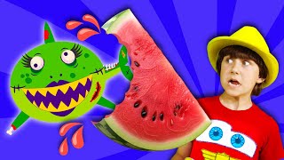Om nom nom Healthy food Kids and Baby Shark Zombie + More Songs and Nursery Rhymes