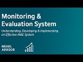 Monitoring & Evaluation System Explained | How M&E Is Developed and Implemented #education