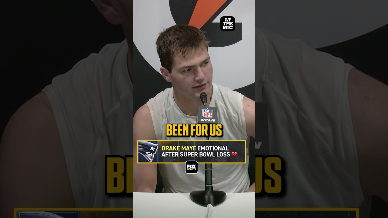 Drake Maye opens up after tough loss 💔  