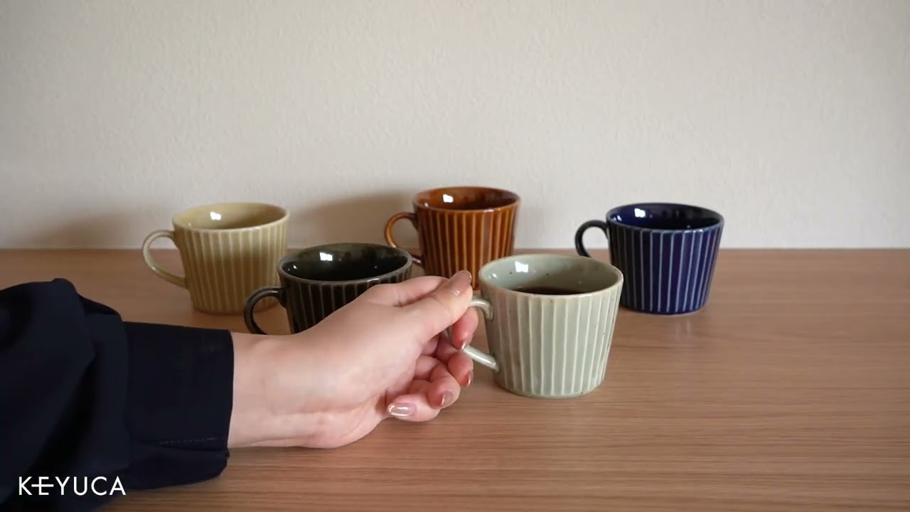 【人気】渋いカラーで、かわいいサイズと価格がうれしいマグカップ　【美濃焼】KOSOGIマグカップ