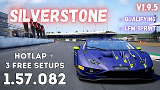 LAMBORGHINI HURACAN GT3 EVO2 | SILVERSTONE 1.57.0 | HOTLAP + FREE SETUP | ACC v1.9