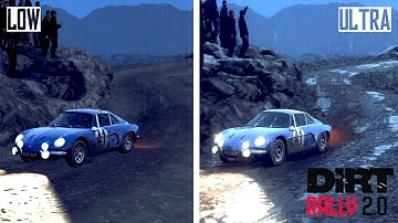 DIRT RALLY 2.0 | Low vs. Max Ultra Settings (Graphics Comparison)