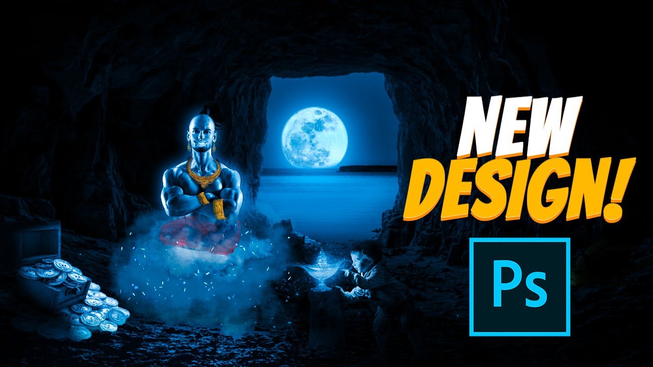 I Made "Aladdin" Wallpaper In Photoshop! (