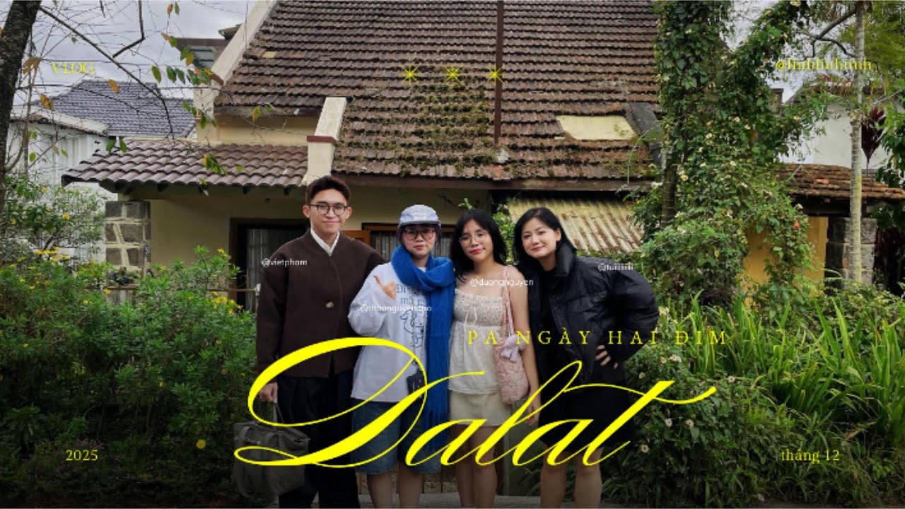 Pa ngày hai đêm tại Đà Lạt của tụi mình ♡ (｡- ω -) | VLOG DALAT