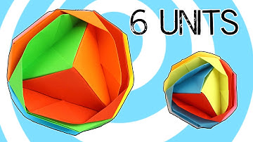 Modular Origami Japanese Brocade Tutorial (Ishibashi Minako)