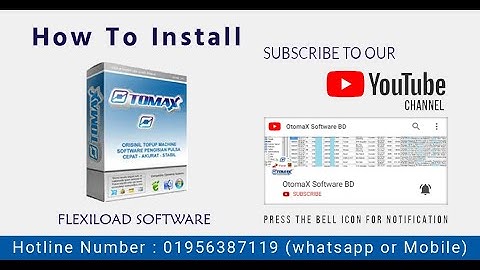 1.  How To Instal OtomaX Flexiload Software || কিভাবে অটোম্যাক্স ফ্লেক্সিলোড সফটওয়্যার ইন্সটল করবেন