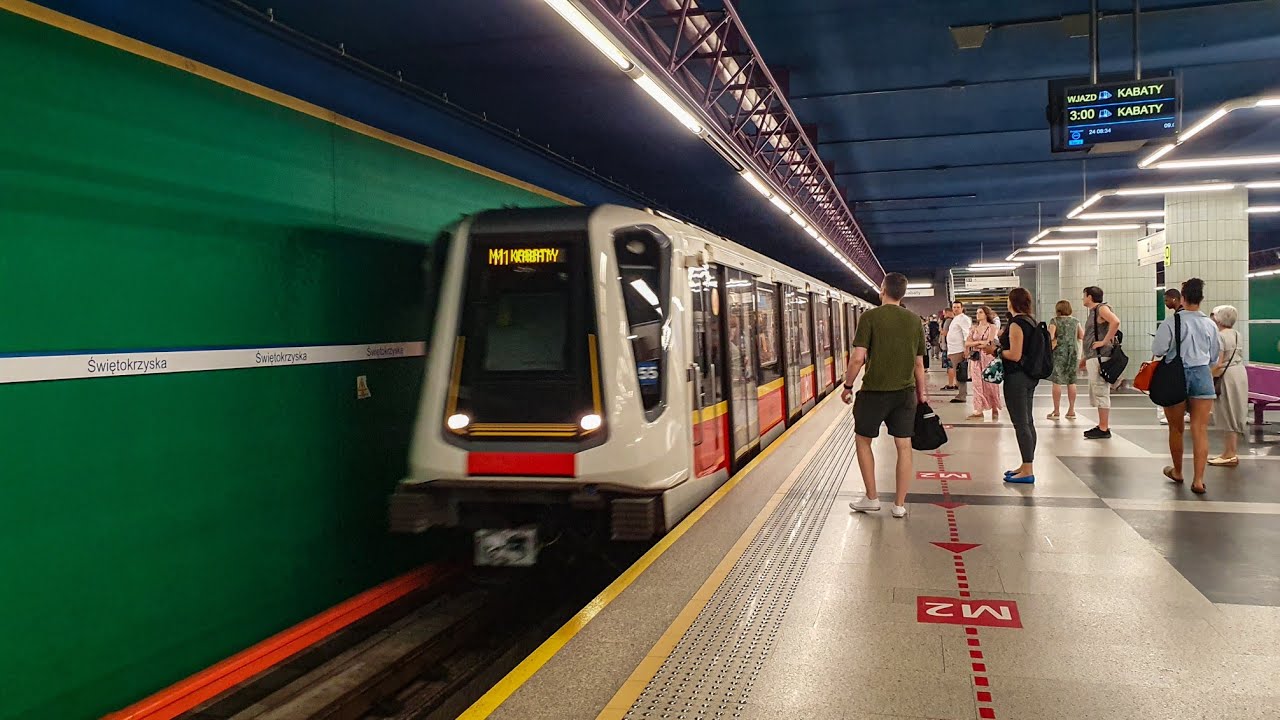 Metro Warszawskie - linia M1 | Siemens Inspiro 