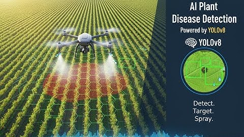 Mechatronics Project | AI-Based Plant Disease Control Robot (YOLOv8 + ESP32)