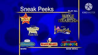 Sneak Peeks Menu To Meet The Robinsons 2007 Dvd december 1 2006 Theatrically Released Version