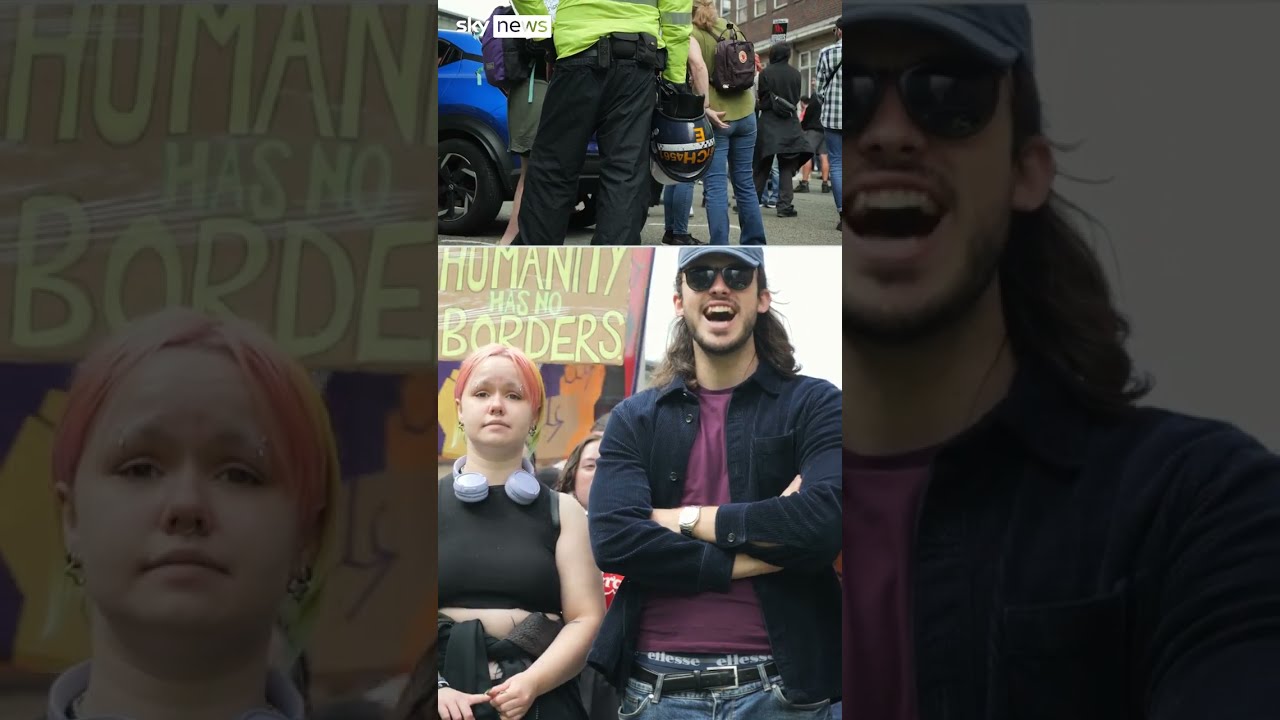 Anti Immigration Protests Take Place Across The UK