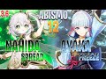 Nahida Spread & Ayaka Freeze - Genshin Impact Abismo 3.6 - Sala 12 9 Estrelas