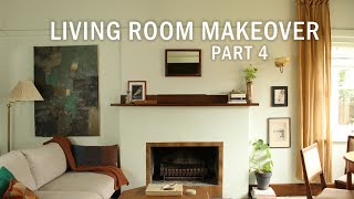 LIVING ROOM MAKEOVER PART 4 - rental, budget