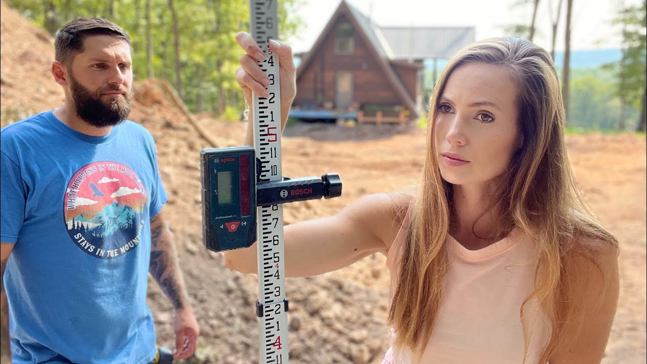 Construction Begins | A-Frame BEDROOM WING BUILD | Removing 4,000 Cu ft. Of Dirt