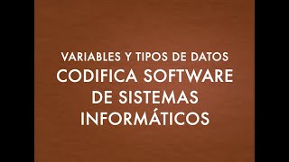 Variables y tipos de datos en python