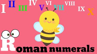 Roman Numerals 1-10 for kids | Counting in Roman numerals 1-10 | Roman numerals for Kids