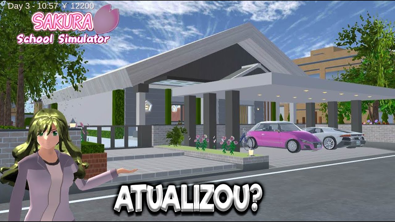 ATUALIZOU? REFORMA MODERNA na CASA da GIRL em SAKURA SCHOOL SIMULATOR