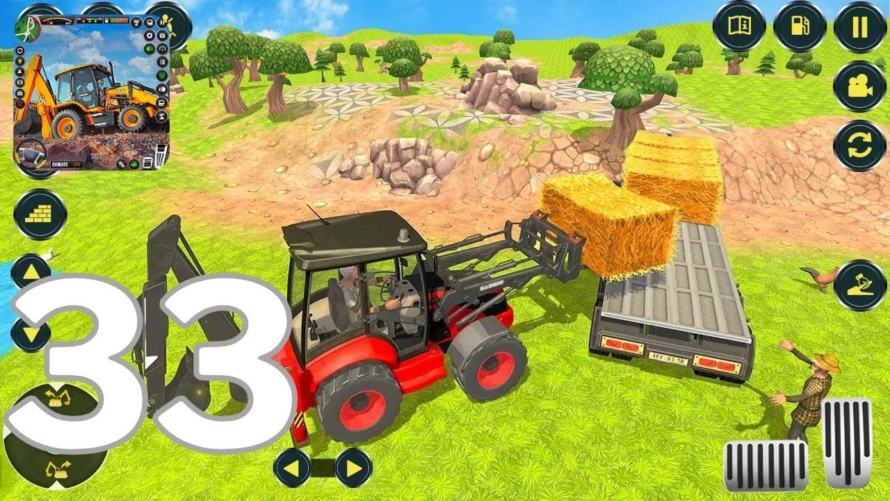 Train Track Builder Simulator - City Construction Excavator Game - Road Builder Driving - Part 33