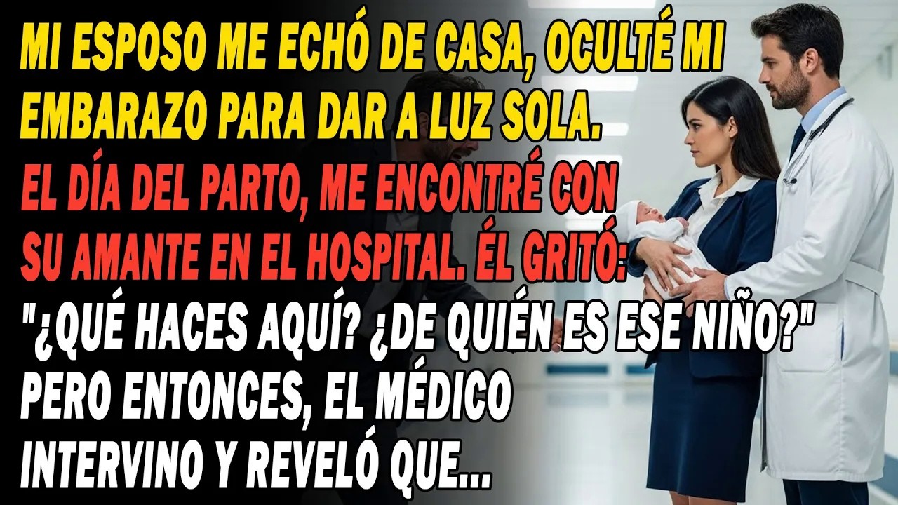 💔Me Echó De Casa Por Su Amante. 9 Meses Después, Quedó En Shock 😱Al Verme Con Un Bebé En Brazos🤱.