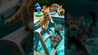 Havuza Nasıl Girilir?How To Enter The Pool?Fluffypals Tv