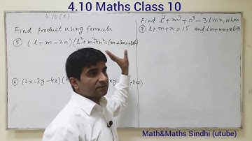 4.10 Maths Class 10 STBB