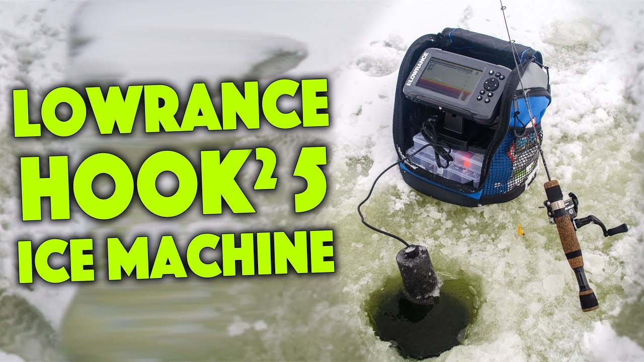 First Impressions of the Lowrance Hook2 5 Ice Machine! 