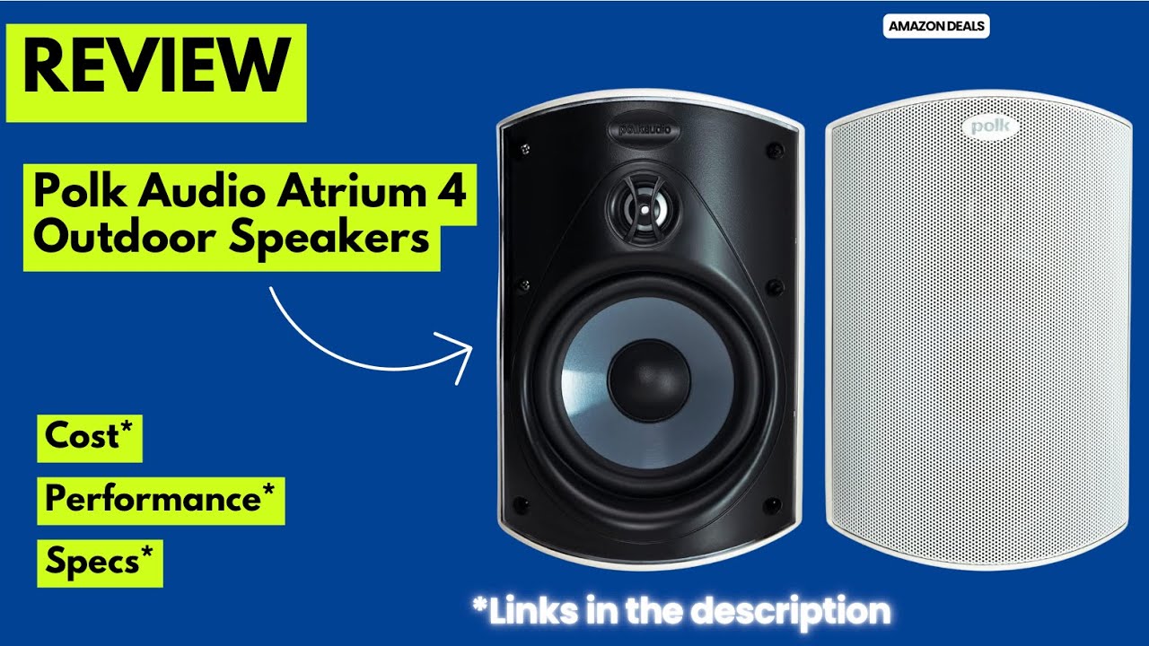 Polk Audio Atrium 4 Outdoor Speakers Review | Waterproof, Powerful Bass & Easy Mounting!