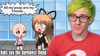 Kids Say the DARNDEST things! | Funny Gacha Life Reaction