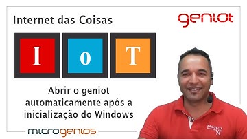 Abrir o geniot automaticamente após a inicialização do Windows.