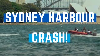 JETPACK PILOT RESCUED AT SYDNEY HARBOUR AFTER CRASH