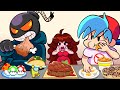 FRIDAY NIGHT FUNKIN - CHALLENGE EATING MUKBANG - FNF ANIMATION MUKBANG