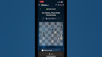 Daily puzzle for 4/24/23 #chess #dailypuzzle #puzzle