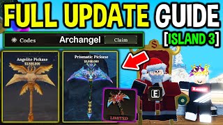 How To Complete Full Island 3 Update Guide New Codes In The Forge Roblox