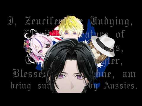 Zeucifer (Zeal) interacts with 3 Aussies in Minecraft (2 vamps 1 human and they are all a bit weird)