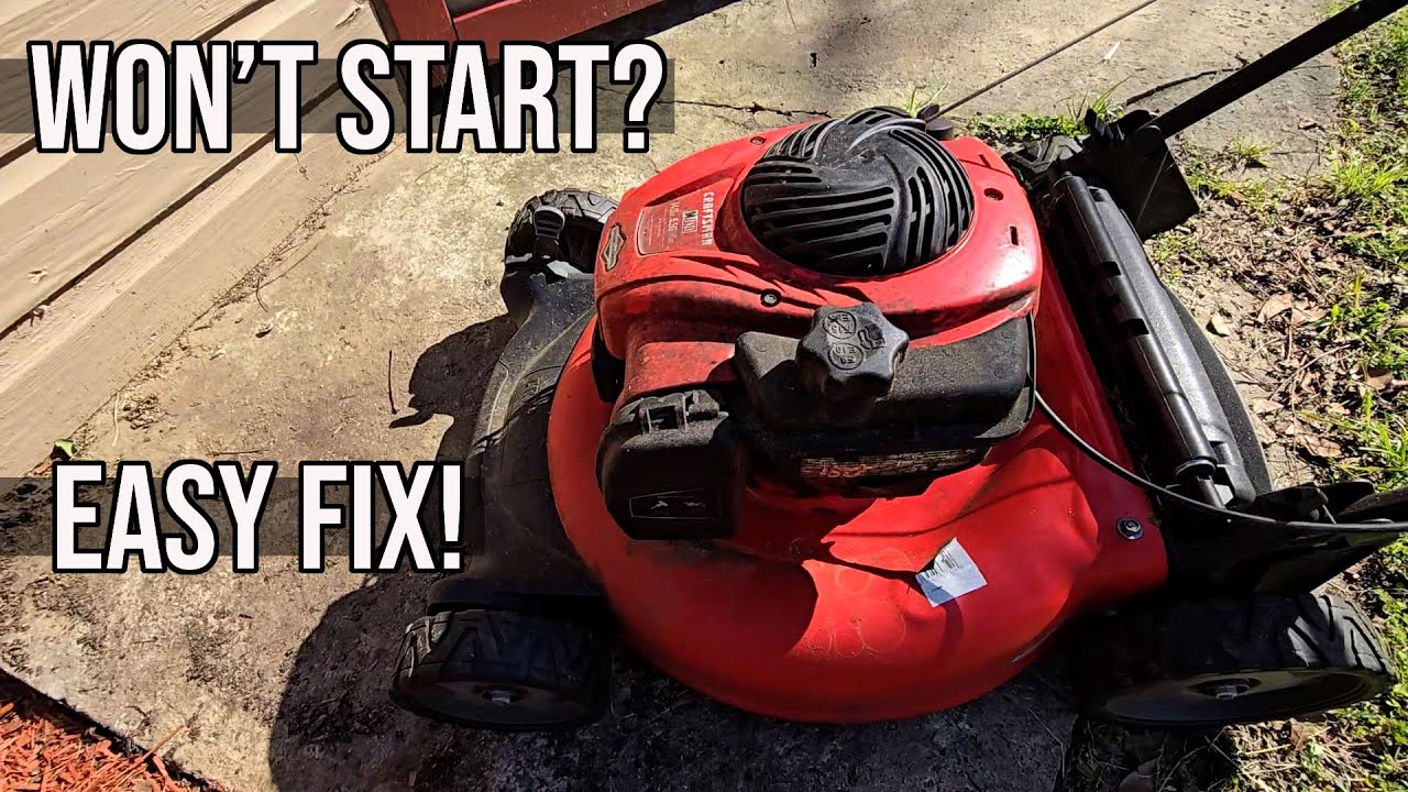 3 Reasons Your Lawn Mower Or Weed Eater Or Blower Wont Start YouTube