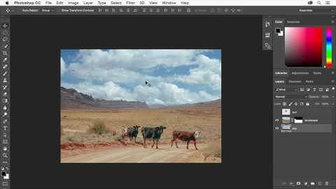 Photoshop Combine images using layer masks