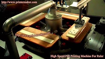 High Speed Ruler Pad Printing Machine