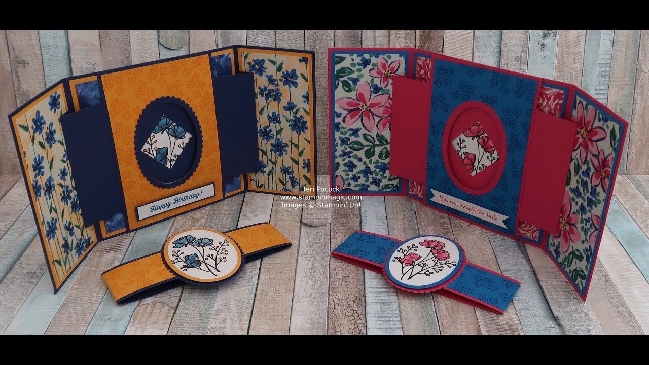 Magic Window Card (6" x 6") - Using Love What You Do from Stampin' Up!