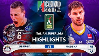 Sir Safety Conad Perugia vs Leo Shoes PerkinElmer Modena | Highlights | Italian Superliga | HD