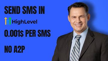 GoHighLevel Custom SMS provider tutorial (0.001$ per SMS, NO A2P)