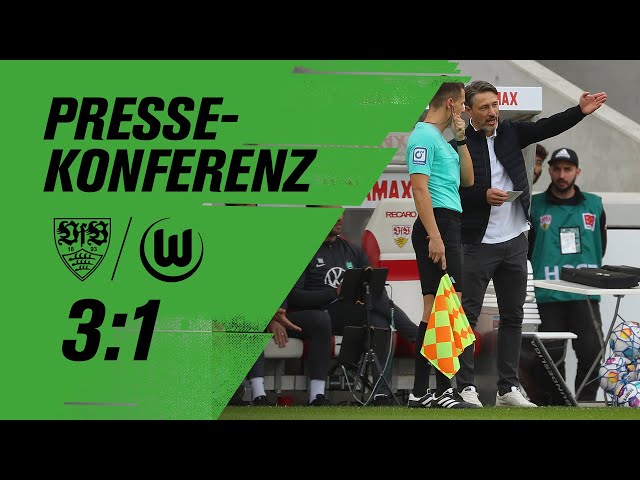 „Ärgerlich!“ | Pressekonferenz | VfB Stuttgart - VfL Wolfsburg