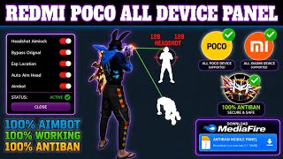 REDMI POCO MIUI ALL PANEL ll ALL DEVICE DRAG HEADSHOT ll ANTIBAN MOBILE PANEL screenshot 2